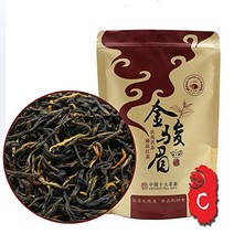 FullChea - Golden Monkey Tea - Chinese Black Tea Loose Leaf - Yunnan Tea Red with Gold Tips - Weight, 1