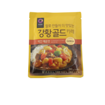 청정원 강황골드 카레 80g, 약간매운맛80g, 5개