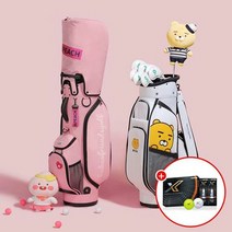 카카오프렌즈 골프 베이직 캐디백 CBF01/골프공 제공, 단품