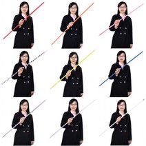 [ 가성비 ] [KC인증]플라스틱 어피어링케인(빨강.노랑.초록.실버.주황.지브라.클리어.파랑.흰색.분홍) 수업용아님, 주황