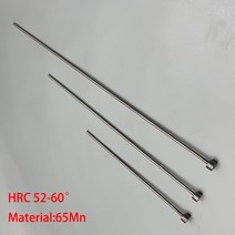 고정핀 R핀 스냅핀 3mm OD 3*100 150 200 250 3x10 0 65Mn 다이 골무 HRC60 원형 팁 플라스틱 사출 금형 스트레이트 펀칭 이젝터 핀105112, 한개옵션1, 02 22 Pieces 3x150mm