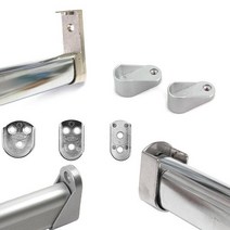 옷걸이봉 소켓 U형 타원형 옵션선택, 선택12.타원U소켓/PVC/19파이/피스형