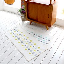 국내제작 은하수 주방매트, 민트