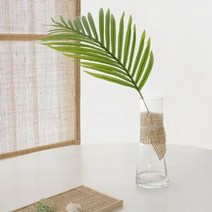 블루밍앤미 라탄 케인 커브 롱 유리병, 단품