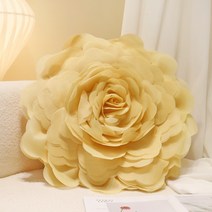 꽃무늬 플라워 튤립 자수 쿠션 커버