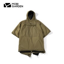 Mobi Garden 모비가든 캠핑 침낭 이불 우비 레인코트 다용도 보온 담요 차박, Olive Green, 1개