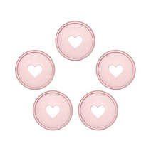 씨거적 볏짚거적 종자거적 5pcs 35mm 플라스틱 버섯 구멍 바인딩 디스크 노트북 반지 루스 리프 바인더 버, 03 Rose Gold-5pcs