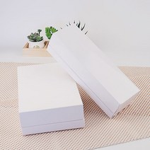 화이트 미니롤상자 1줄 2줄, 1줄-50개