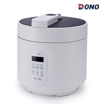 도노 미니 전기 압력 밥솥 3L DN-033, 화이트