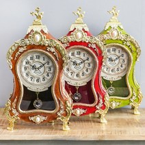 클래식 회전자 탁상 시계, 그린