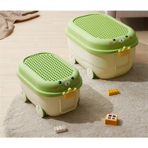 어린이 장난감 수납함 정리함, 41L+20L, 그린