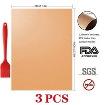 텍사스 바베큐 브리스킷 bbq 그릴 꼬챙이 바베큐그릴 숯불 훈제 캠핑용바베큐 액세서리, 구리 3pc 및 브러시