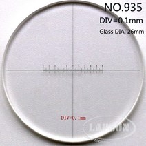 접안 렌즈 마이크로미터 및 스테이지 대물 교정 슬라이드 생물 현미경 안구 눈금자 직경 19mm 23mm 26mm, [02] NO995