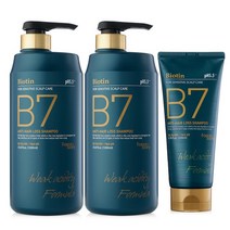 비오틴 B7 약산성 탈모샴푸 1000ml +1000ml+200ml 안티헤어로스