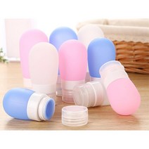 화장품빈용기 화장품 빈통 실리콘공병 손세정 터치, 핑크, 38ml
