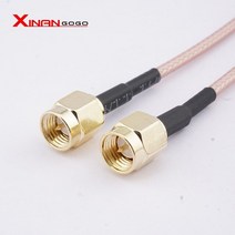 RG316 RG174 케이블 SMA 암-SMA 암 RPSMA-SMA 너트 벌크 헤드 연장 동축 점퍼 피그 테일, RG316 SMA M SMA M_20CM