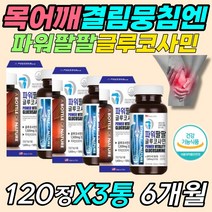 고령 부모님 건강 영양제 선물 글루코사민 무릎 허리 소리 손 발 바닥 날개죽지 날개뼈 정강이 부었을때 아플때 시릴때 먹는 건강 보조제 보충제 노인 어르신 70대 80대 에좋은 음식, 3통, 120정
