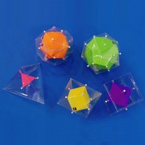 플로우수학교구- 정다면체 듀얼(듀얼다면체) 만들기(10인용)
