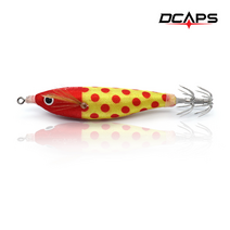 캡스 캡스 수평에기 레드땡땡이 쭈꾸미채비 문어낚시채비 갑오징어에기 한치낚시, free, 13.레드땡땡이