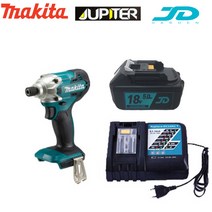 마끼다 충전 임팩드라이버 DTD156+제이디18V4.0AH 18V5.0AH 배터리+충전기세트 충전드릴, 본체+18V5.0AH+충전기