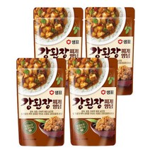 샘표 강된장찌개 양념 130g x4개조림반찬찌개국, 강된장찌개 양념 130g x4개/조림