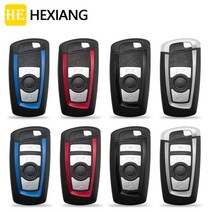 HE Xiang자동차 원격 키 셸 케이스 BMW 1 3 5 7 E90 E92 E93 X5 F10 F20 F30 F40 CAS4 CAS4 FEMBDC EWS5 키리스 Go 케이스, [04] 3BT Red