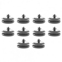 방음재 자동차 10Pcs 자동차 매트 클립 유용한 바닥 카펫 블랙 홀더, 01 Black