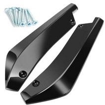 tesla 아우디 a6 c6 a4 b7 시트로엥 스코다 옥타비아 a7 테슬라 모델 S / 3 X 용 자동차 리어 범퍼 립 디퓨저 스플리터 스포일러, Black