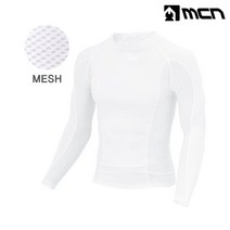 (JG)엠씨엔 K매쉬 긴팔 이너웨어 MTL018 화이트 언더레이어