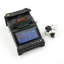 광섬유 광케이블 고정밀 절단기 커팅기 한국산 일신테크 스위프트 KF4 V-그루브 정렬 FTTH 핸드헬드 광학 접합 용접기 영어 메뉴 DHL, 1개