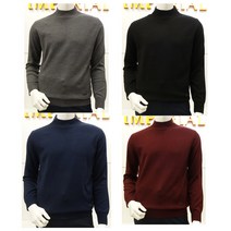 임페리얼 2001 구로점 남성 겨울 네가지 컬러 !!! 가장 핫한 아이템 기본 무지 부드러운 아크릴 스웨터 니트 반폴라 티셔츠 IMA2401 매니져김희선