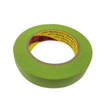 3M N233+ 마스킹 종이 테이프 24mm 고내열 차량 도장, 3M N233+마스킹테이프 연두 24mm
