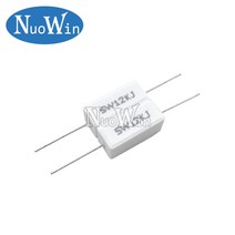 저항기 가변저항 전자 필름10pcs 5W 5 시멘트 저항기 전력 0.1R 0.22R 1R 330R 0.25 0.33 1 2 3 20 25 30 4, 77 1K