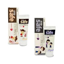 키즈세이프 치약 포도향 딸기향 어린이 치약 키즈치약 6세 5세 3단계 1단계 2단계 불소치약 8세 어린이 아동 유아 성인 어른 남성 여성 치약 치석 변색 하얀이 충치, 포도향 3개