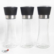 [더해찬] 소금/후추/참깨 그라인더(공병)3P/무료배송, 3개