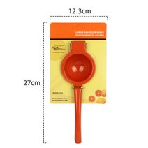 레몬착즙기 exprimidor de naranja 수동 착즙기 레몬 클립 라임 금속 과일 압착기 핸드 프레스 식품 가공 도구 주방 액세서리, 주황색