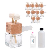 [디퓨저 KIT] 차량용 우드사각리드세트 10개 만들기, 샤x 코코마드모아젤 50ml, 샤x 코코마드모아젤 10ml