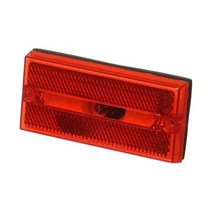 Peterson Manufacturing V132R 빨간색 직사각형 클리어런스/사이드 마커 라이트