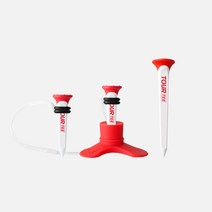 골프고무티 올시즌 투어티세트 동계형 티꽂이 에이밍, 레드