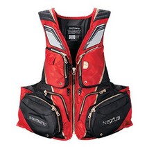 시마노 구명복 VF-121T 레드 낚시조끼 구명조끼 낚시 레져