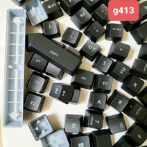 로지텍 키보드 G413 용 100% 풀 세트 반투명 키 캡 keycap G512 G610 G813G815 G913TKL, 17 Down, 03 G610, 텐키리스