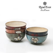 로얄엑세스 소담 면기세트(5P) 우동기 냉면기 핸드페인팅, 혼합색상