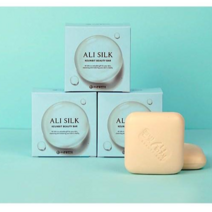 3개 1세트 큰빛바이오 삼채비누 알리실크 저자극 고보습 아토피 여드름 건조한 피부 미용비누, 알리실크 삼채비누 한세트 3개입