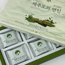 제주도의 연인 말차초콜릿 랑그드샤 12개입 쿠키, 감귤, 1box, 13g