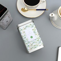 생활만 메탈 틴케이스 커피 티백 녹차 정리 보관 수납함, 1개, 사각메탈