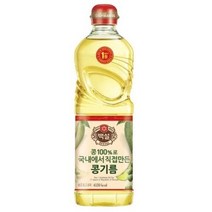 백설 콩기름, 900ml, 4개