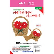 유니아트 카네이션 바구니 카드 만들기 / 감사 어버이날 스승의날