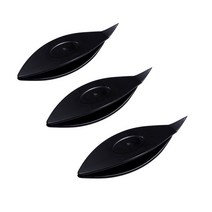 저스트온 MIUSIE 3피스 내구성 플라스틱 태팅 셔틀 키트 도구 손 레이스 만들기 공예 바느질 DIY 액세서리, [09] Black