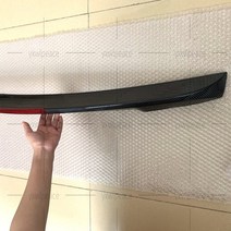 Abs 소재 후면 트렁크 스포일러 트렁크 윙 아우디 a6 c7 4 도어 세단 용 부품 2012 - 2018, 탄소 섬유 모양