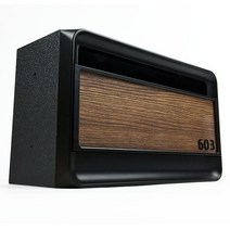 벨라포스트 우편함 코코넛우드 BK GD SL 우체통 다세대우편함 아파트우편함 빨간우체통 벽걸이우체통, 블랙 BK